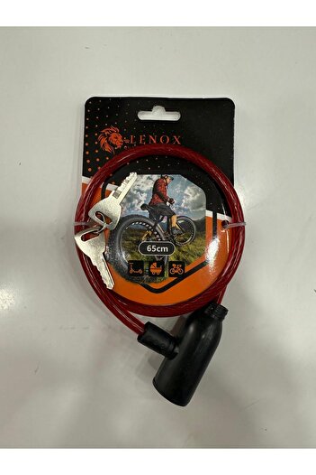 Lenox Tools قفل دراجة 65 سم رفيع عديم الرائحة