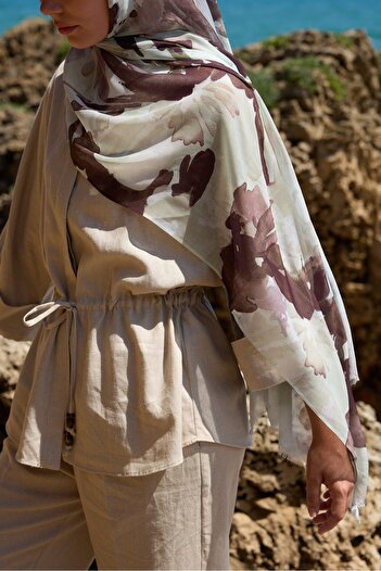 Modakaşmir Mirelya Pattern Moon Shawl