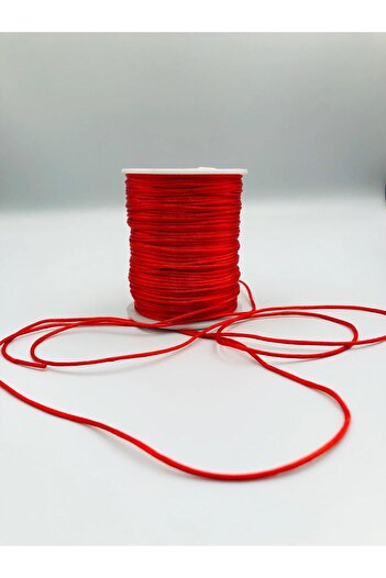DUCK HOBY 10 Meters - 1 mm Floss Thread, Bracelet Thread, Rat Tail Thread, Jewelry Thread