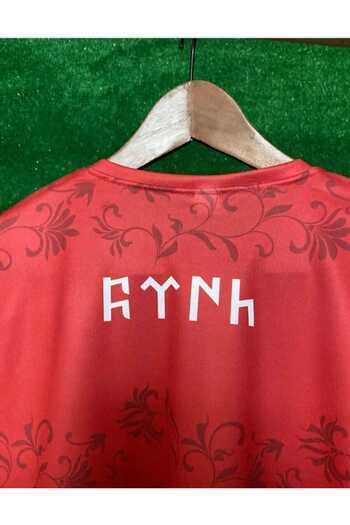 After Party Türkiye Bozkurt Special Design Jersey (Red) Vs Sports Singlet