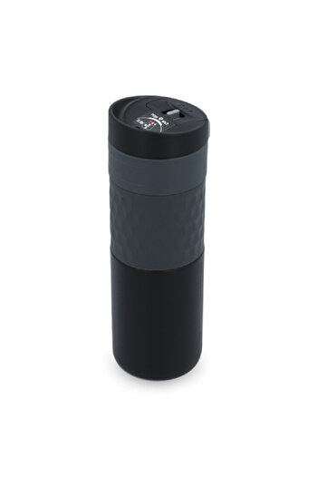 Kambukka Grip Thermal Mug Black and Grey