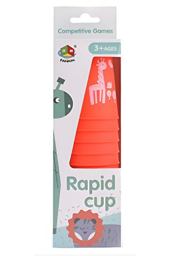 rexa Rapid Cup – Fast-Paced Stacking & Matching Game for Kids, Teens & Families