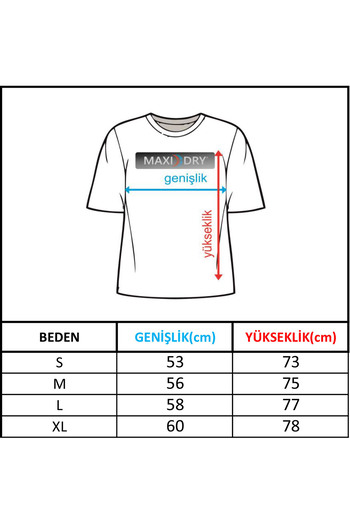 MAXI DRY Anti-Sweat Black Oversize T-Shirt, Wetness Leak Proof, Double Layer