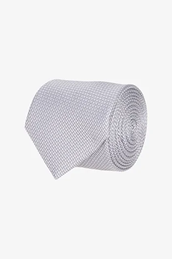 ALTINYILDIZ CLASSICS Men's Gray Patterned Tie