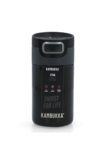 Kambukka Double Wall Vacuum Tumbler Black 300ml