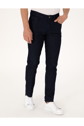 Pierre Cardin Koyu Lacivert Straight Fit Jean Pantolon 50308876-VR100