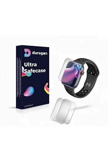 Samsung Set 3X Folie silicon Duragon, compatibila cu Samsung Galaxy Watch6, 40 mm, protectie ecran, antisoc