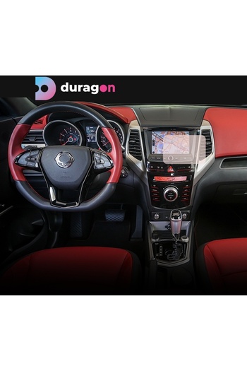 Ssangyong Kyron Duragon navigation display protection film, for Ssangyong Tivoli 2015-2019, matte, installation kit