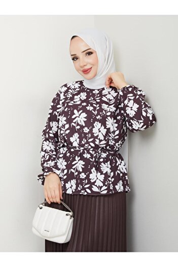exxitcollection Women's Pleated Skirt Jesica Shirt Double Set