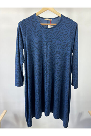Damla Women's Plus Size Dark Blue Blouse