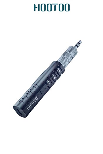 HooToo HOTO Bluetooth Car Kit - Small, Supports Calls and Voice Control, Compatible with All AUX Devices