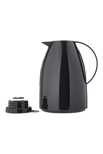 Invıcta Dishwasher Safe Coffee Pot with Trigger and Ergonomic Handle Black 1 Liter
