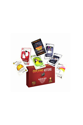 Asmodee - Jocul original Exploding Kittens