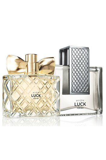 AVON Set Avon Luck Eau de Parfum for Her 50 ml and Eau de Toilette for Him 75 ml
