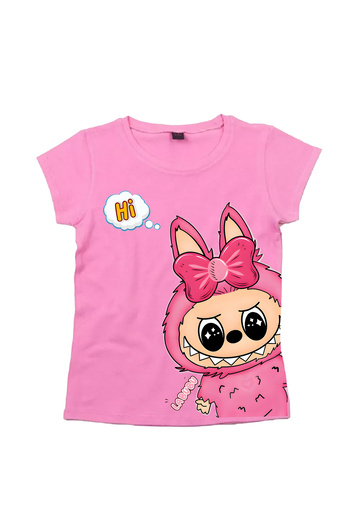 Yoo Street Labubu T-Shirt Character Pack of 4 Women’s Tee Breathable Cotton Short Sleeve