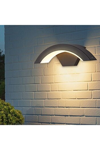 fullreyon Elektrikle Çalışır 24 Watt İç ve Dış Mekan Led Duvar Aplik Bahçe Kapı Girişi Armatür 3200K Gün Işığı
