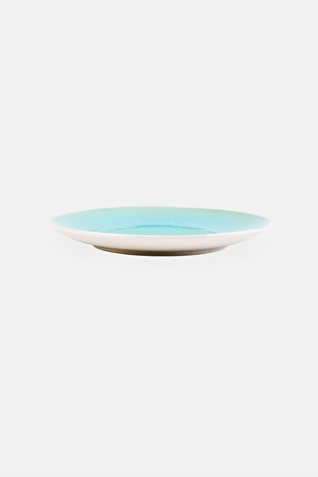 Fissman Ceramic Dessert Plate Celine Series, Teal
