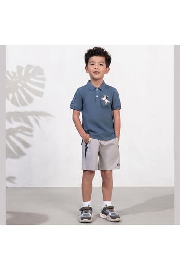 Giordano Kids' G-Motion Mid-Rise Elastic Waist Shorts