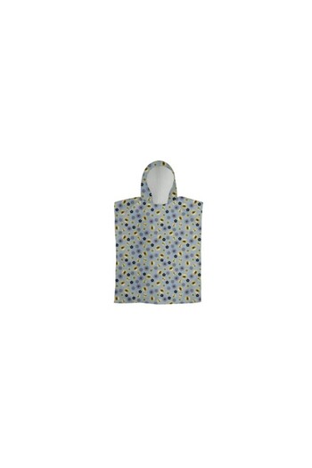 zzz sleep good sleeping !!! Children's bath towel, Poncho, Bees pattern, 65 x 65 cm