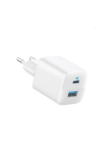 Anker Power Bank, "323" 33W, PowerIQ, 1 x USB Type-C, 1 x USB, White, "A2331G21"
