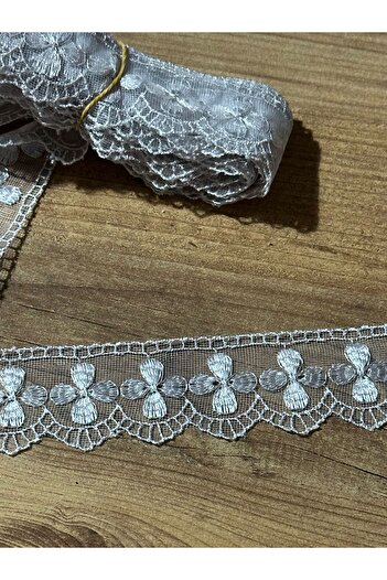 efem gipür There Are 8.5 Meters in the Clover Pattern Ball, Table Cloth, Prayer Rug Edge, Towel Edge