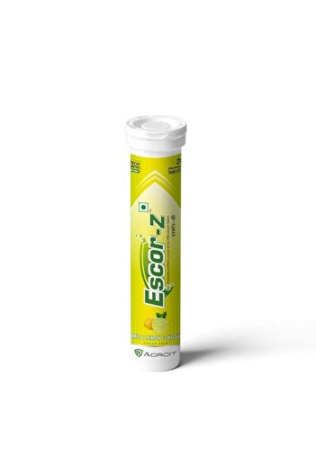 Glutone Escor-Z Effervescent Tablets (Lime & Lemon Flavour) 20