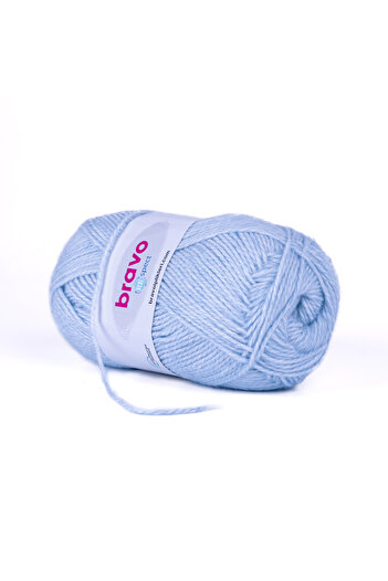 Bravo Respect Acrylic Cotton Classic Νήματα 100 Gr 230 μέτρα Baby Blue (Κωδικός χρώματος:77)
