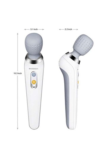 COOYA Handheld Massager Wireless Mute 6 Speed Modes USB Charging, Ipx7