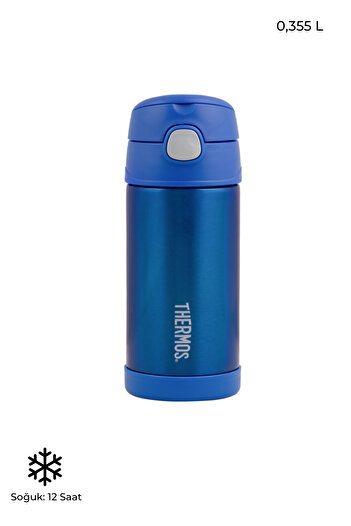 Thermos Stainless Steel Kids Thermos with Straw – Locking Lid Leakproof and Lightweight