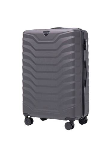 wings PEAFOWL XXL Hard Shell Suitcase with Telescopic Handle, 97L