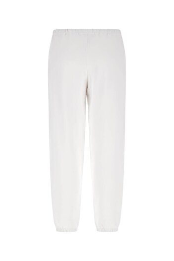 Guess Women's Zoey Floral Embroidered White Jogger
