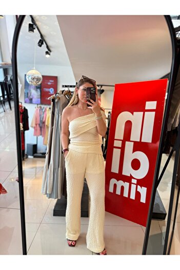 Hotfashion One Shoulder Viral Suit
