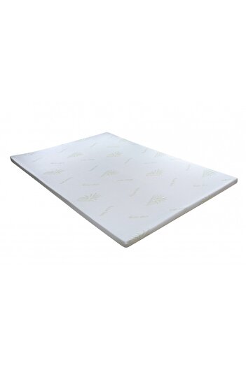 Green Future mattress topper, Aloe Vera 7 comfort zones 180x200 cm, H 5 cm
