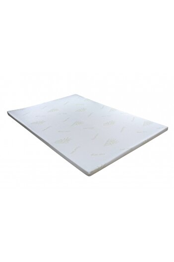 Green Future mattress topper, Aloe Vera 7 comfort zones 140x190 cm, H 5 cm