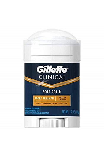 Gillette مزيل عرق كلينيكال سبورت مضاد للتعرق ٤٥ غرام - حماية من الروائح الكريهة لمدة ٧٢ ساعة والتحكم في العرق