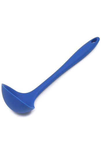 Chef Craft Premium Dishwasher Safe Silicone Cooking Ladle Blue 11.25inch