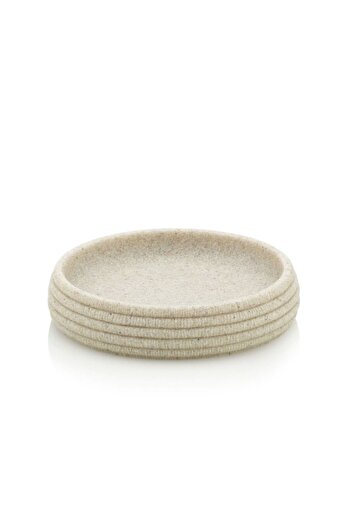 Kela MEDEA soap dish, beige artificial stone