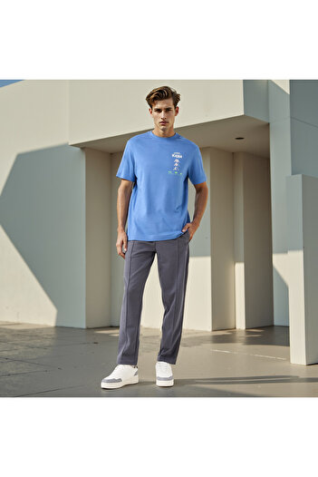 Kappa Kappa Panelled Track Pants with Drawstring Closure and Pockets