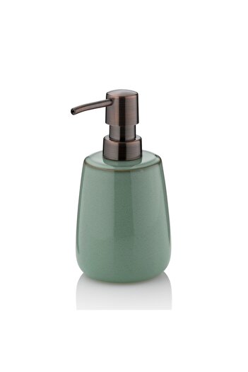 Kela Liana ceramic soap dispenser, green pine, 300 ml