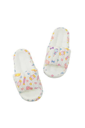 OEM Women's cheerful slippers, with a cute pattern, with a platform, made of EVA material, H675