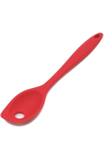 Chef Craft Premium Dishwasher Safe Silicone Mixing Spoon Red 11inch