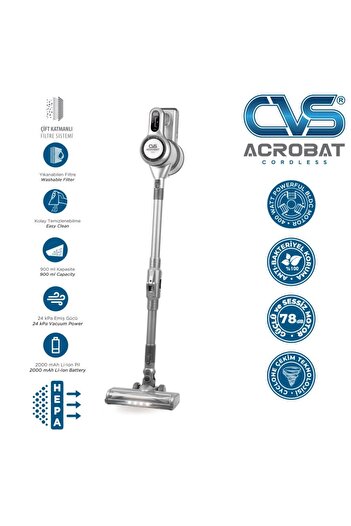 CVS DN 4731 Cordless Katlanır Şarjlı Dijital Dik Süpürge