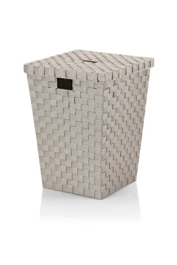 Kela Alvaro PP laundry basket silver grey