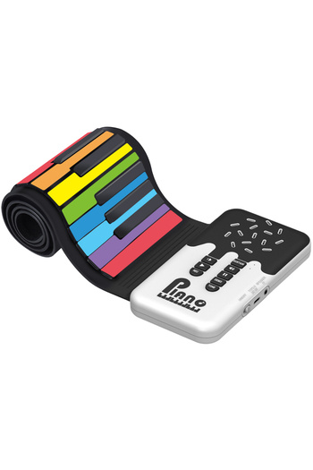 Choice 49 Keys Digital Keyboard Portable Flexible Roll Up Piano USB Input Bluetooth-Compatible Mp3 Headp...