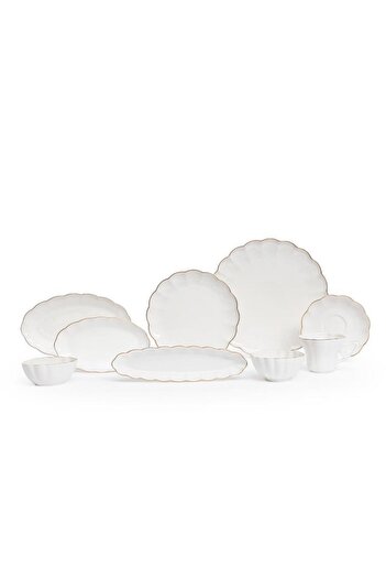 Maxx Doria Flower Gold 29 Piece Breakfast Set for 6 People Pa2082
