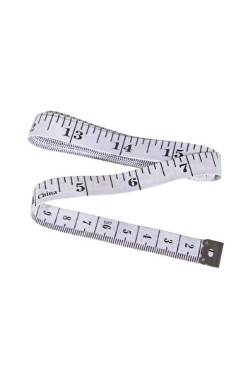 Golden Fish Classic tailor's measuring tape, both sides in centimeters, 150 cm, white