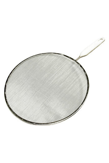 Chef Craft Splatter Screen with Handle Silver 10inch