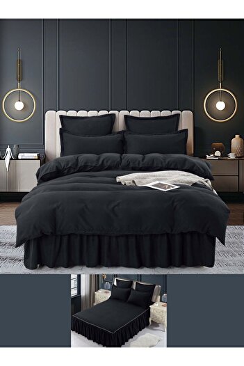 CHIRASO CHIRASO Finet Gros Linen, 6 Pieces, Fitted Sheet 250x270cm, Duvet Sheet, 4 Pillowcases
