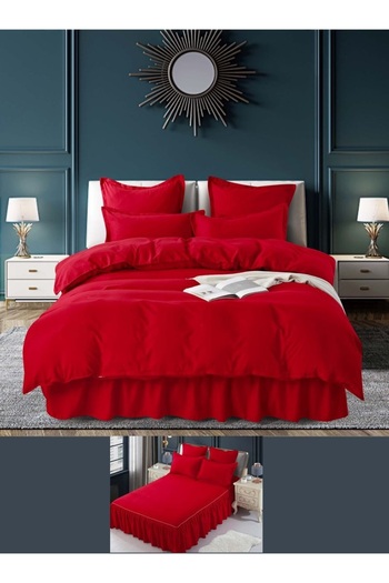 CHIRASO CHIRASO Finet Gros Linen, 6 Pieces, Fitted Sheet 250x270cm, Duvet Sheet, 4 Pillowcases