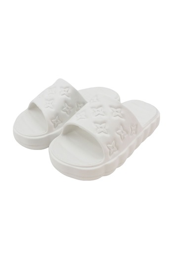 OEM Women's cheerful slippers, with platform, with textured details, made of EVA material, H01